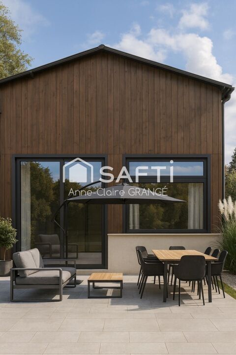   Maison avec vue imprenable sur les Alpes mancelles � Saint-L�onard-des-Bois (72130) Maison - 4 pi�ce(s) - 116 m�