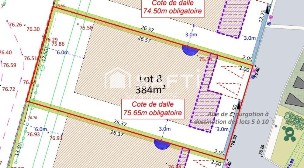 Vente Terrain Terrain - À bâtir - Borné et Viabilisé Oree d'anjou