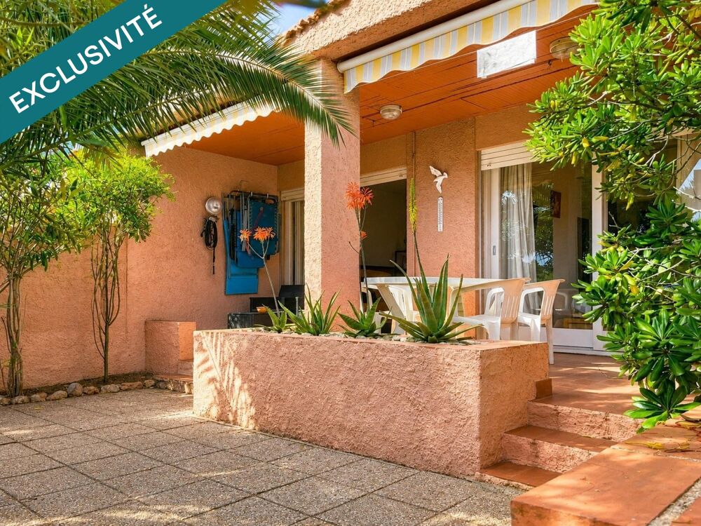 Vente Appartement Coup de cœur à Port Fitou : découvrez ce charmant T2 meublé avec jardin, terrasse et vue sur le Canigou, dans un domaine sécuris Fitou