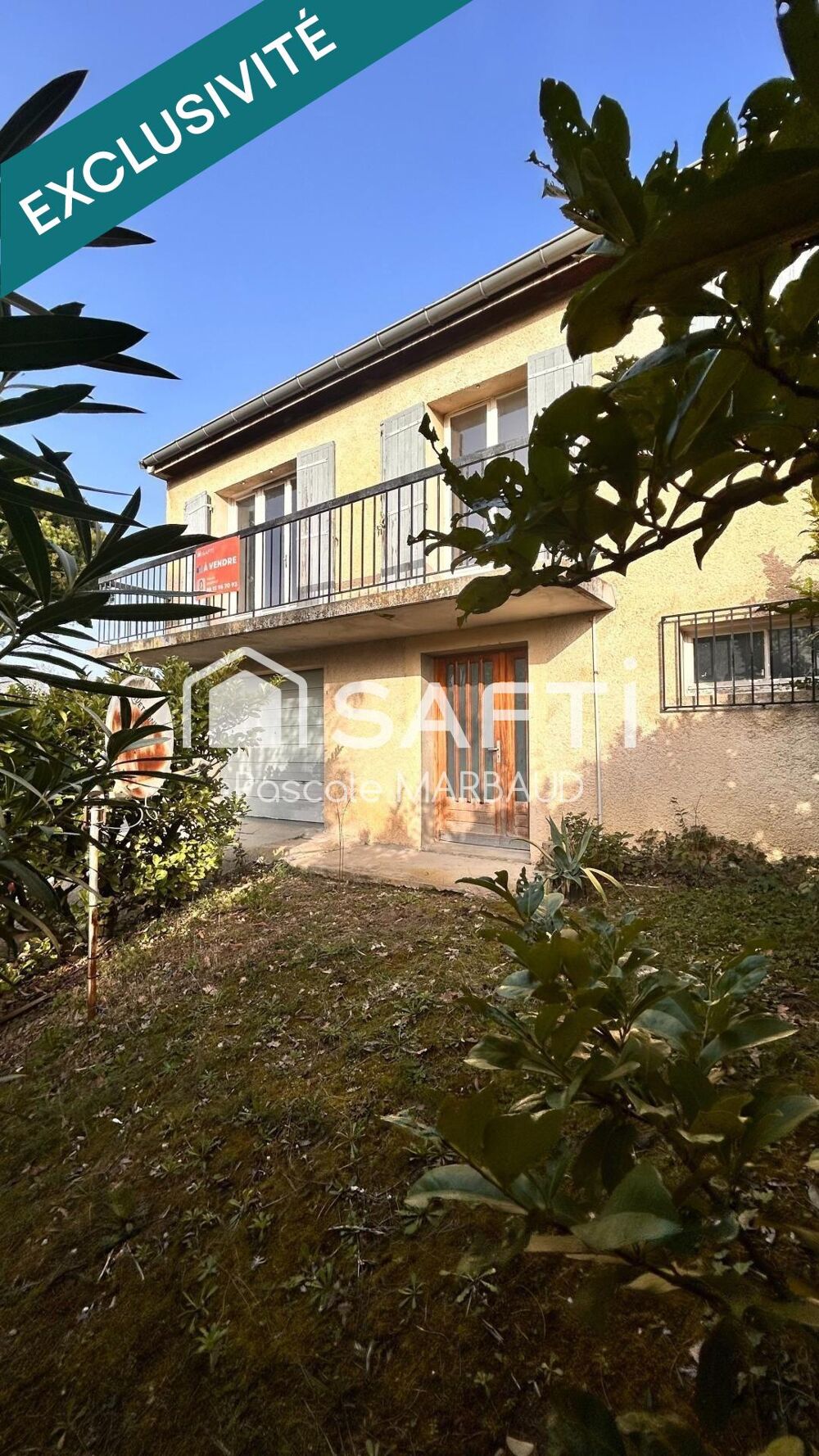 villa de 125 m² en R+1, double garage sur 516 m² Clos