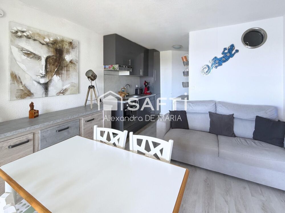 Vente Appartement Élégant T2 rénové avec terrasse et vue sur l'étang Le barcares