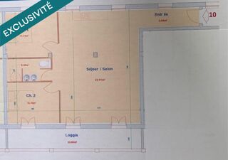  Appartement � vendre 3 pi�ces 77 m�