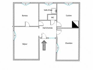 Appartement à vendre 3 pièces 56 m²