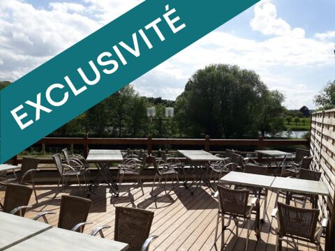   Bar-restaurant avec magnifique terrasse sur La Creuse 