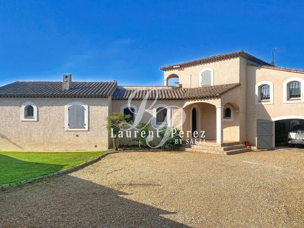 Villa 173 m² 4 ch piscine terrain 1500 m² Lunel Nord