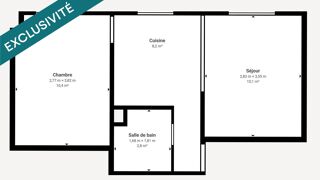  Appartement � vendre 2 pi�ces 34 m�