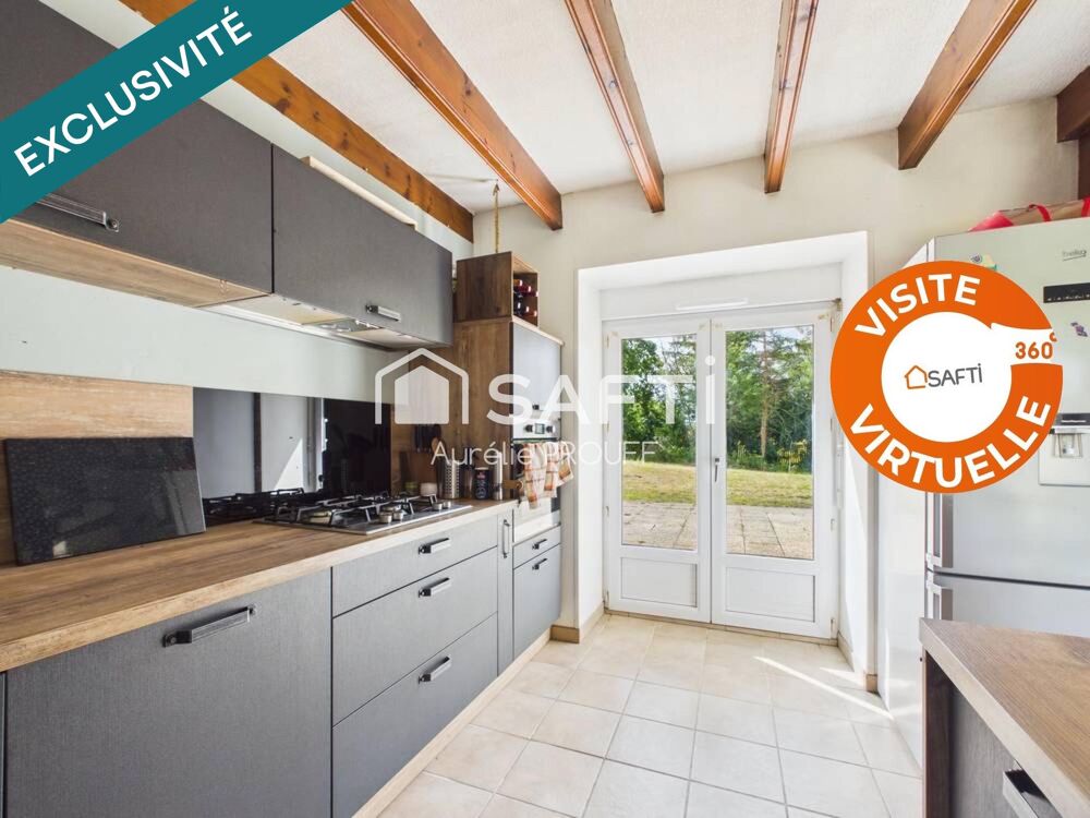 Longère en campagne, plain-pied 4 chambres, 3599m2