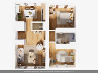  Appartement � vendre 3 pi�ces 60 m�