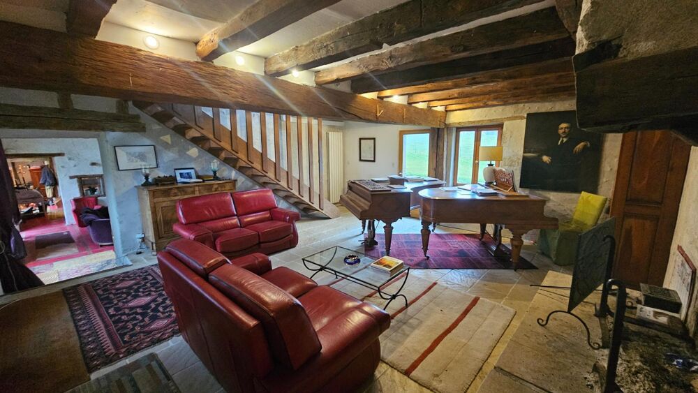 Vente Maison Viager occupé : corps de ferme restauré, nature Beaumont-sardolles
