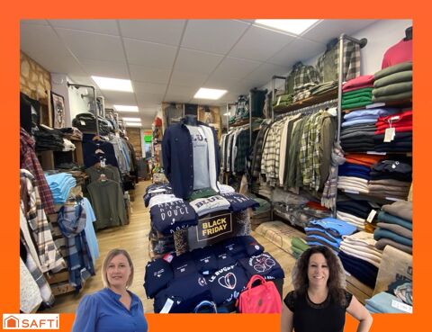 Fonds de commerce de pr&ecirc;t-&agrave;-porter homme au centre-ville d'Auray 49000 56400 Auray