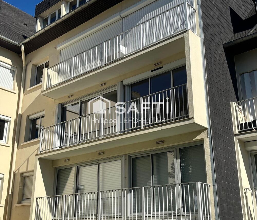 Caen T2 avec balcon, ascenseur, parking.
