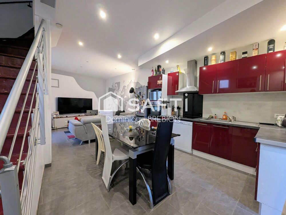 Maison de village rénovée 67m² 2 chambres avec cave