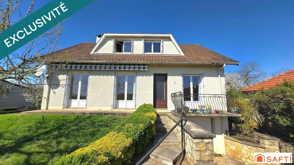 Maison familiale avec 4 chambres, garage et jardin clos