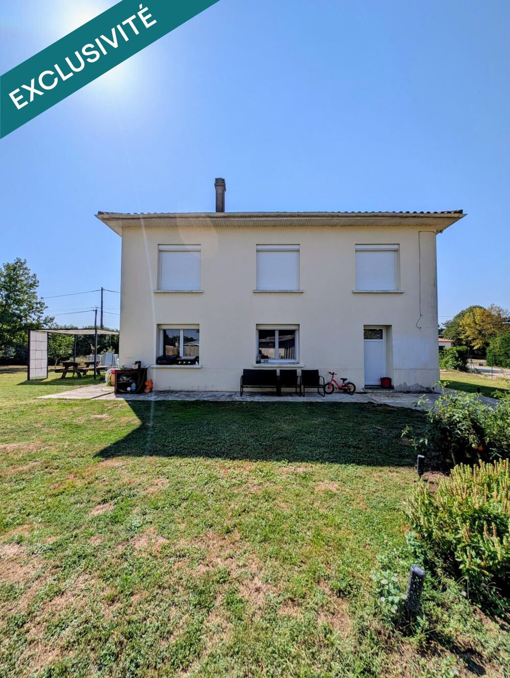 Maison 7 pièces  119 m² habitables  Terrain de 650 m²  Bias / Pujols