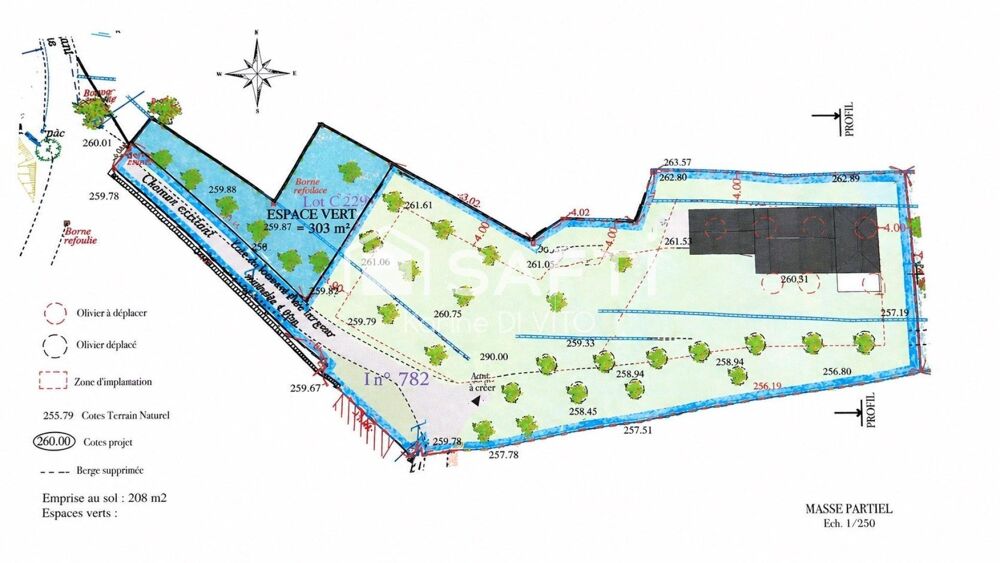 Vente Terrain Montauroux - Terrain à bâtir - 1861 m2 - Vue dégagée Montauroux