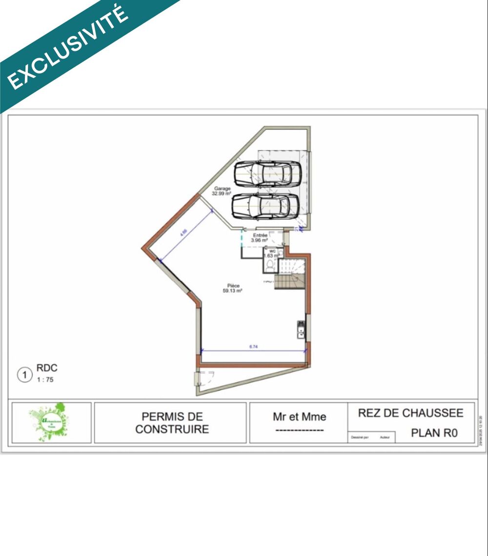 Vente Terrain TERRAIN CONSTRUCTIBLE Neuville-saint-vaast