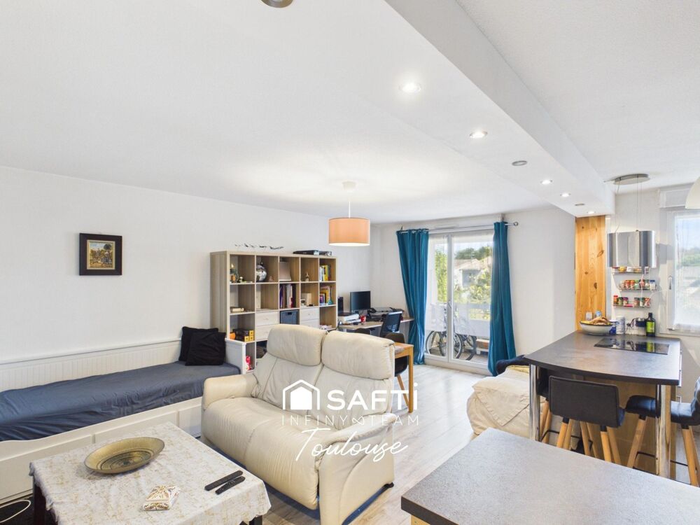 Vente Appartement T3 LUMINEUX au calme – GRANDE PIÈCE DE VIE – GARE À 500 M Toulouse