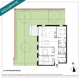  Appartement � vendre 4 pi�ces 95 m�