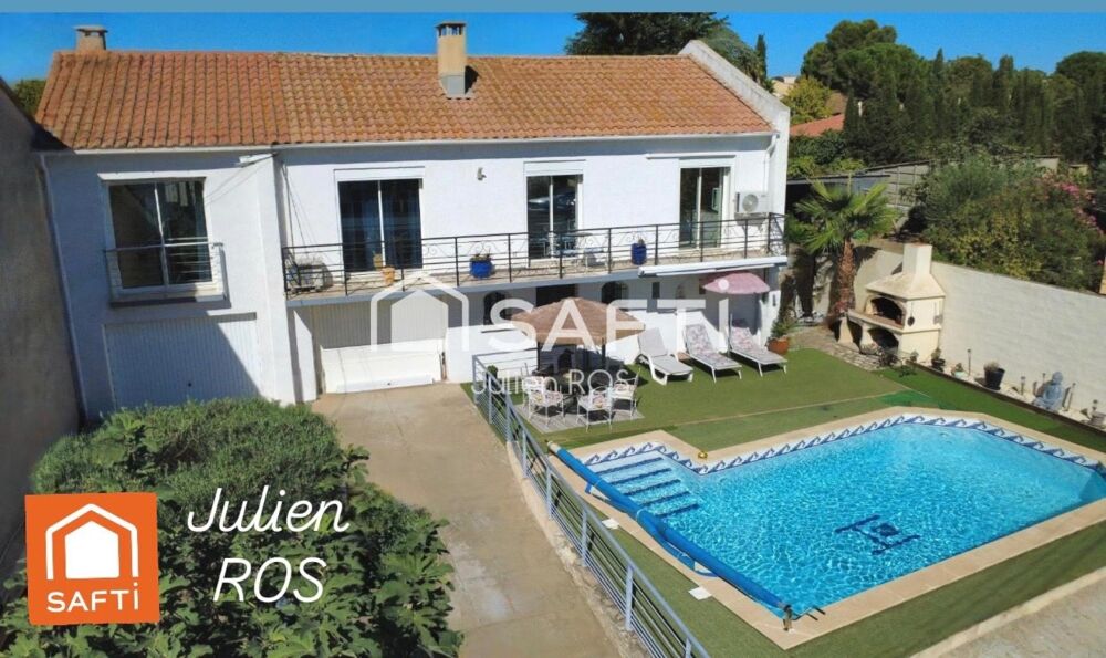 Maison familiale rénovée  142 m², piscine, jardin & 2 garages