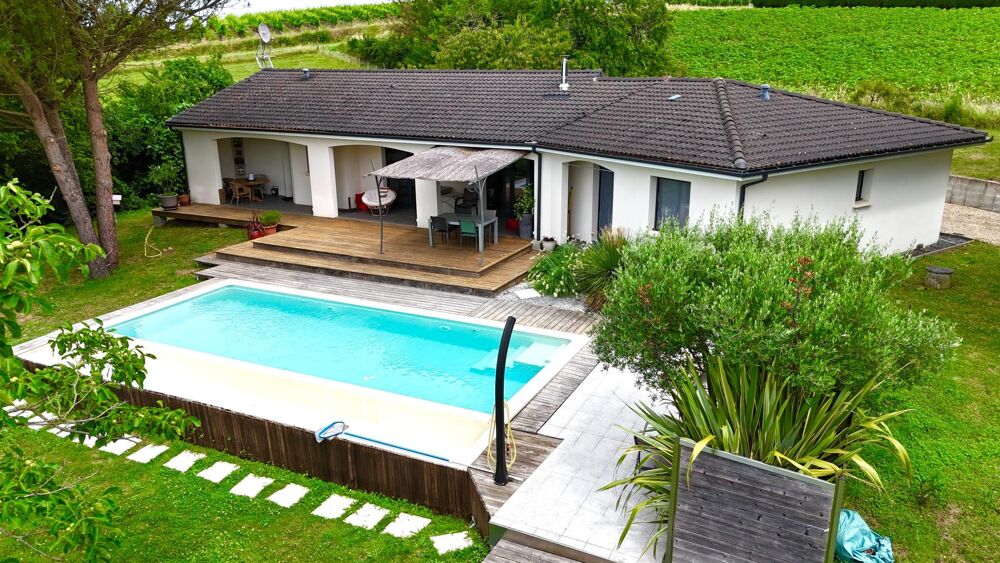 Vente Maison Villa contemporaine 6 pièces avec vue et piscine Castelnau-sur-gupie