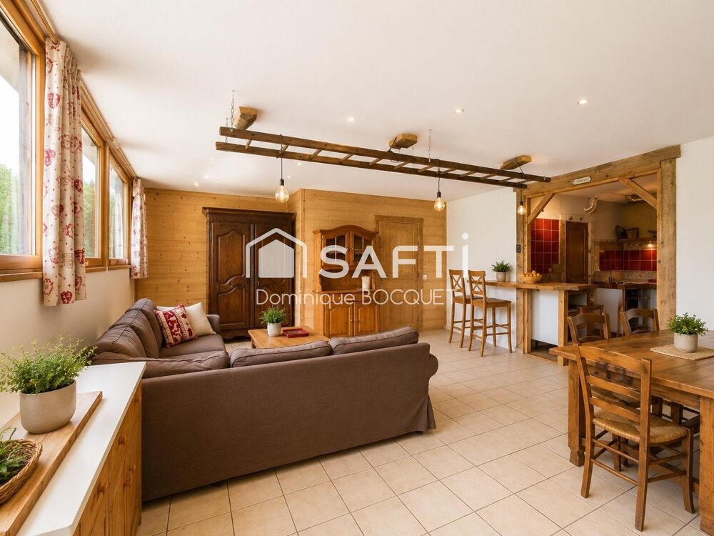 Rare à Villard-de-Lans  Appartement de 154 m² avec terrasse de 300 m² dans un chalet de montagne, à 5 mn du centre.