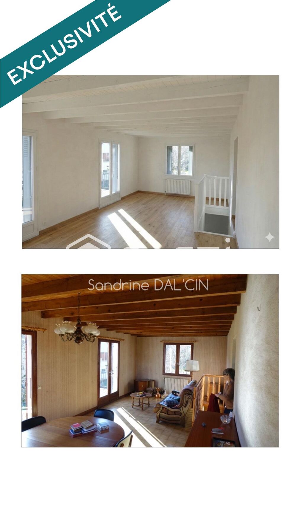 PAYRIN - MAISON T4/T5 sur 1100M² de jardin - sous-sol aménageable