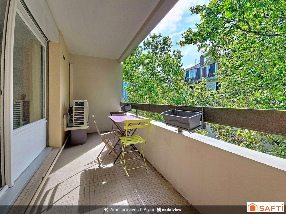 Vente Appartement Dernier étage, balcon, climatisation et grand garage Lyon 3