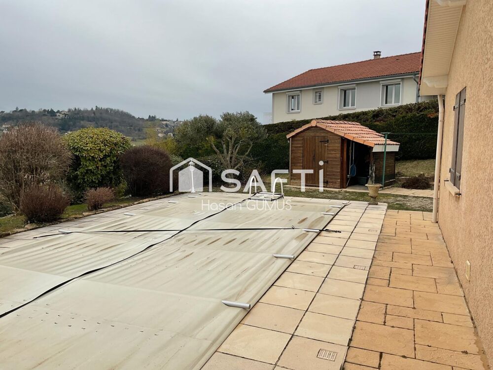 Vente Maison Maison lumineuse de 99 m² avec piscine et un vaste terrain ,vrai coin de paradis Estrablin