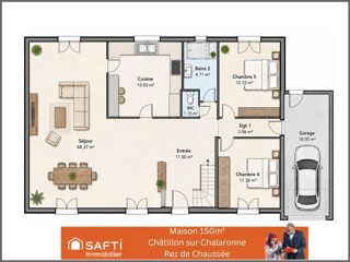  Maison à vendre 6 pièces 150 m²