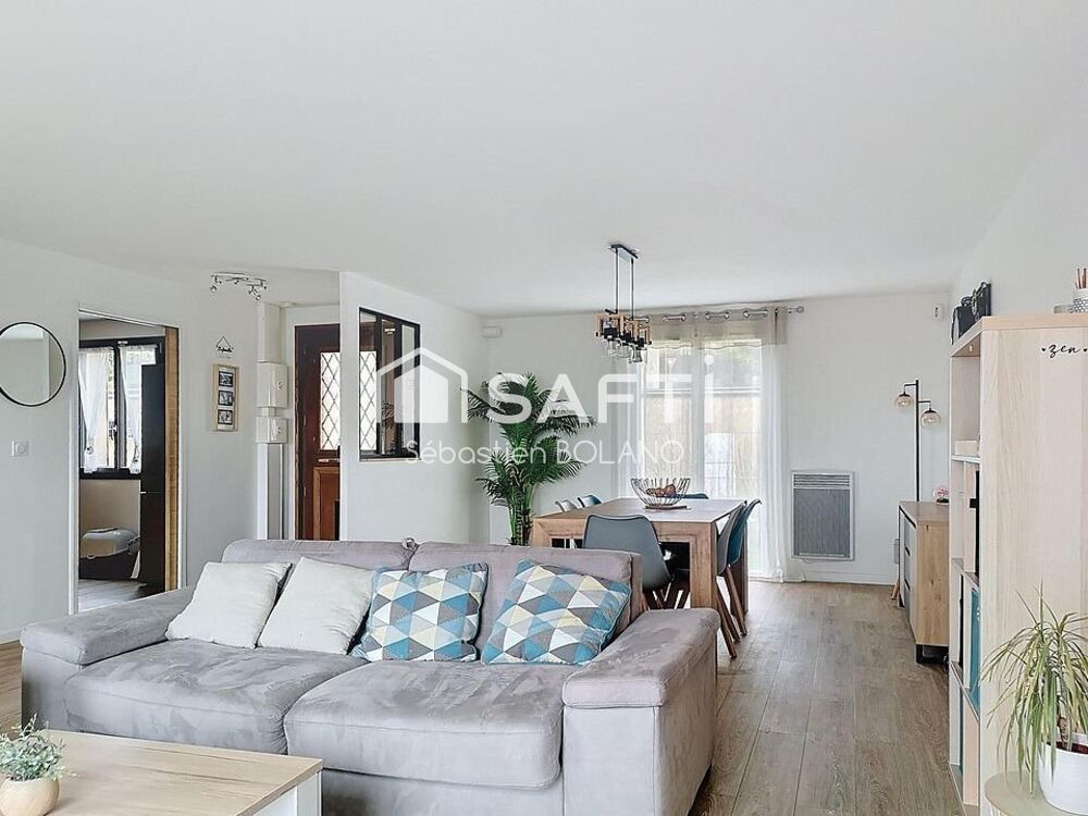 À Crégy-lès-Meaux  Maison 120 m², 4 chambres, grand séjour lumineux, sous-sol 70 m², aucun travaux !