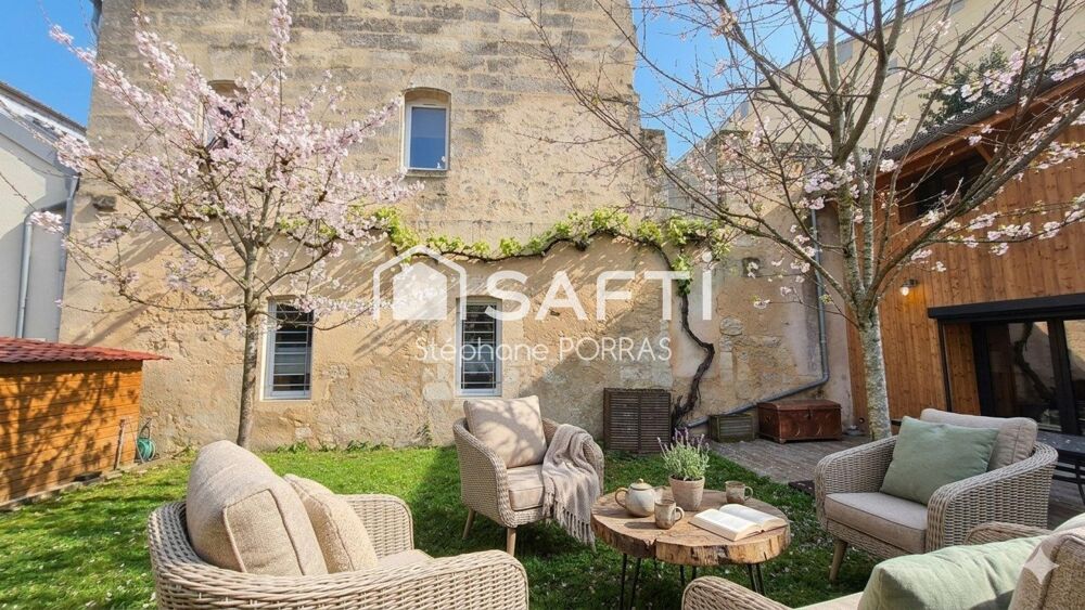 Maison 130m² Bordeaux : jardin, patio, 2 bureaux !