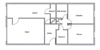  Appartement � vendre 3 pi�ces 65 m�