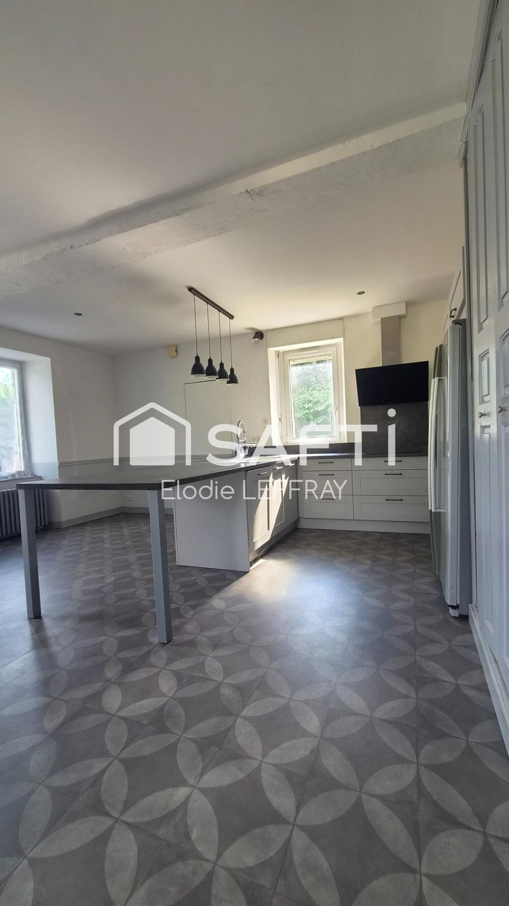 Ravissante maison en pierre avec beaux volumes et grand terrain clos