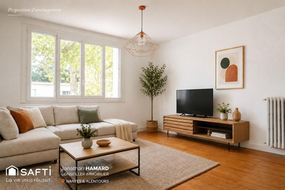 Vente Appartement Procé – boulevard des Anglais : un appartement tourné vers l'extérieur Nantes