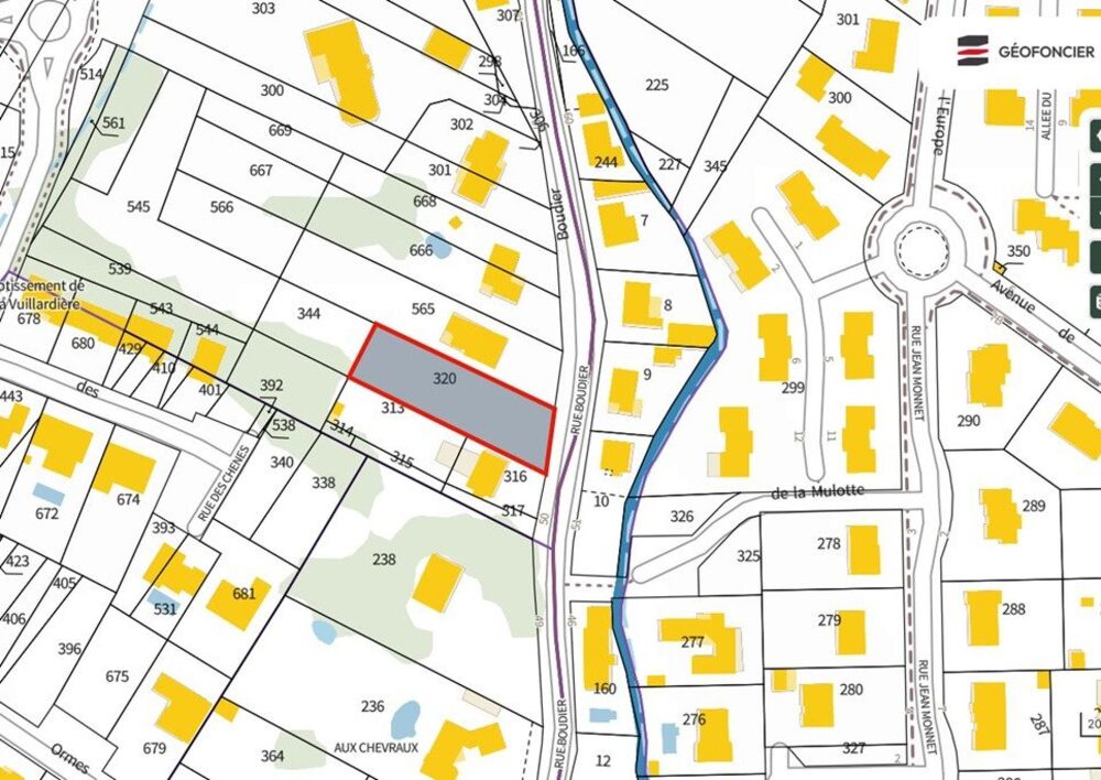 Vente Terrain Terrain à bâtir de 1172 m2 Tavaux