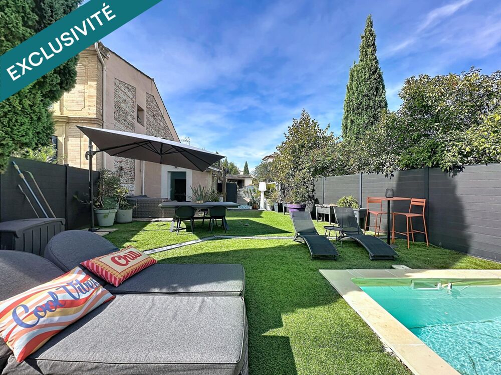Vente Maison Maison toulousaine entièrement rénovée avec piscine T6  – Launaguet (31140) Launaguet