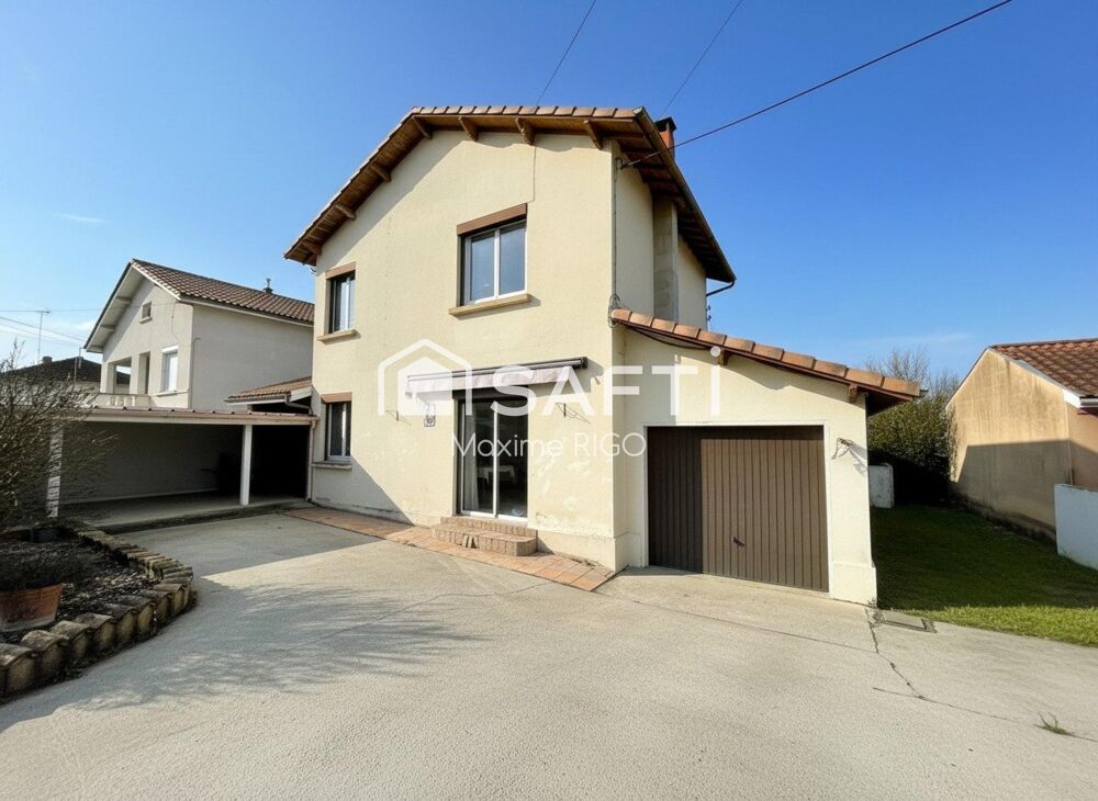 Maison 6 pièces 103 m² avec garage et jardin