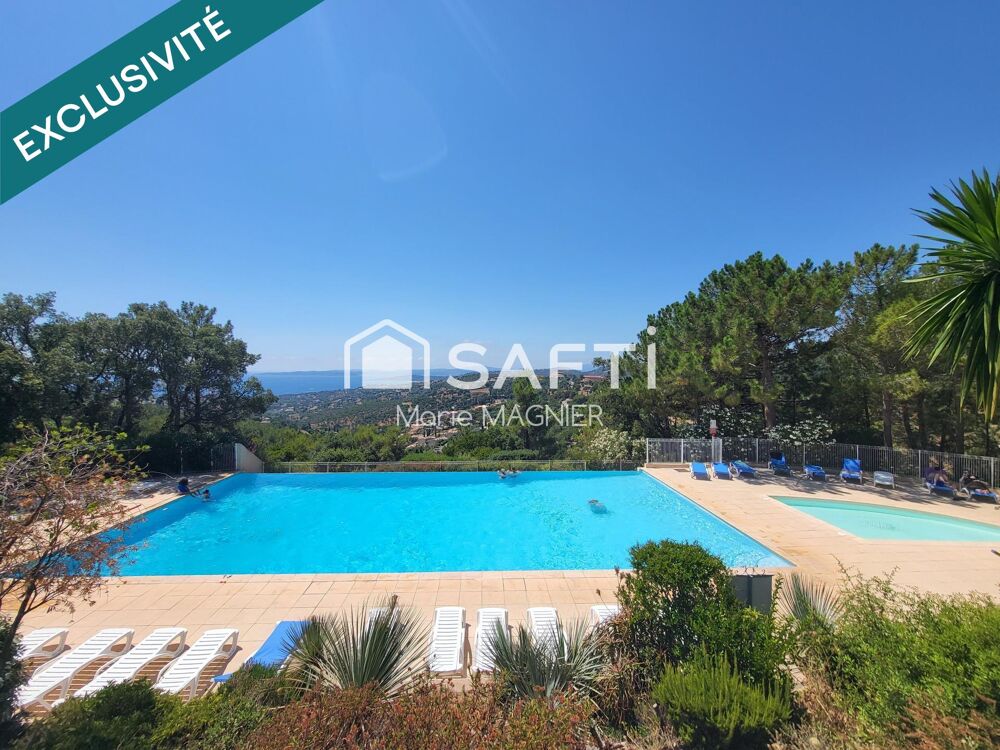 Coup de coeur aux Issambres ! Appartement T2 de 36m2 rénové, lumineux et au calme, avec terrasse, aperçu mer et accès à une pisci