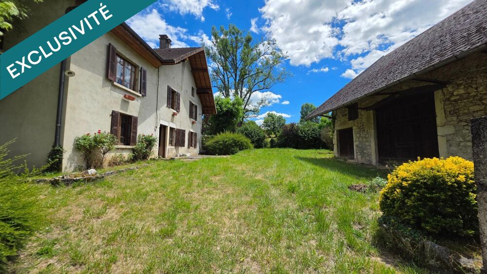 Vente Maison AUTHENTIQUE MAISON EN PIERRE AVEC DÉPENDANCE DE 200 M² ET TERRAIN– FLAXIEU Flaxieu