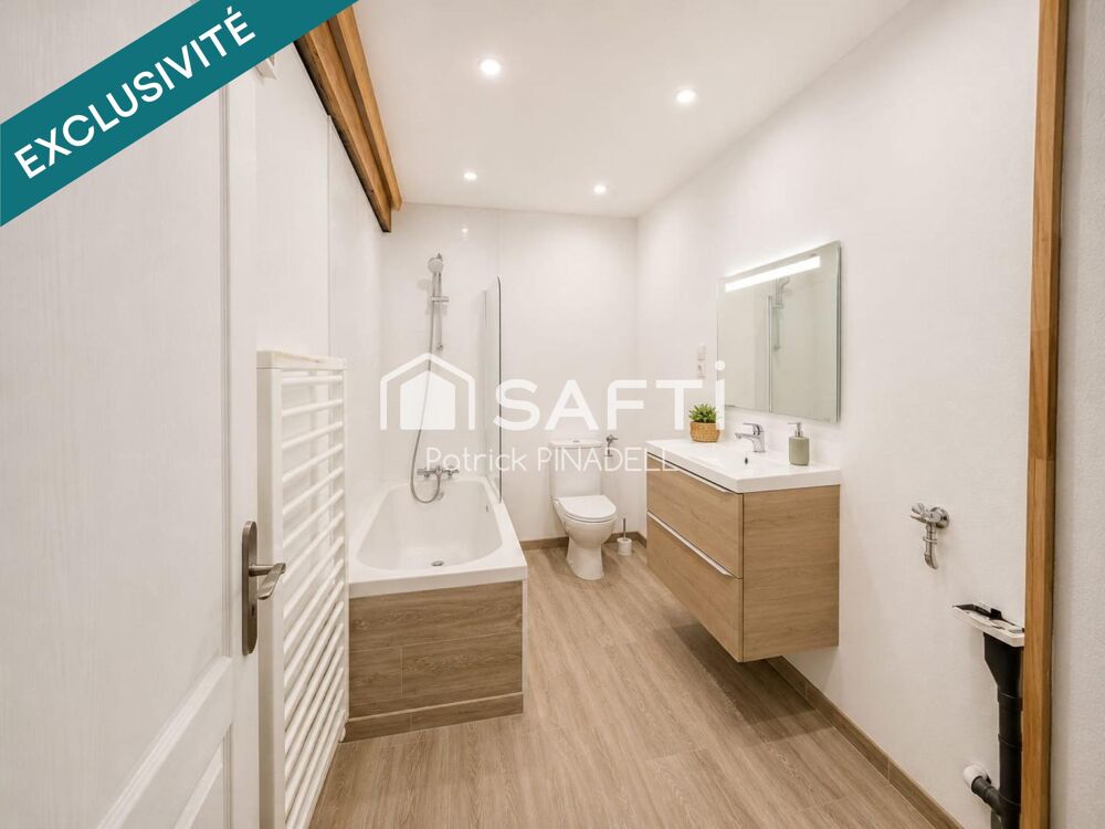 Maison d'habitation T4 env 115m², 3 chambres, pièce de vie de 45 m²