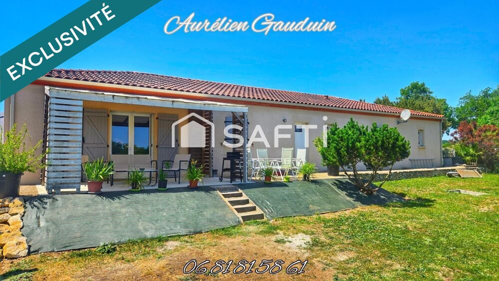 Plain-pied de 145 m² avec piscine et espace indépendant