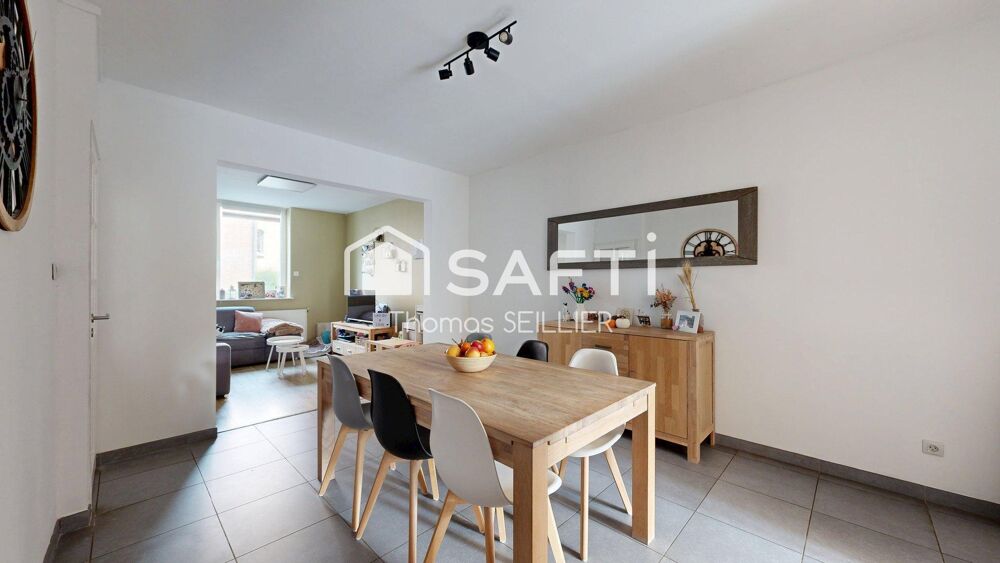 Vente Maison LYS-LEZ-LANNOY – MAISON 1930 – 95 M² – 3 CHAMBRES + BUREAU – JARDIN SUD-OUEST – DPE C Lys-lez-lannoy