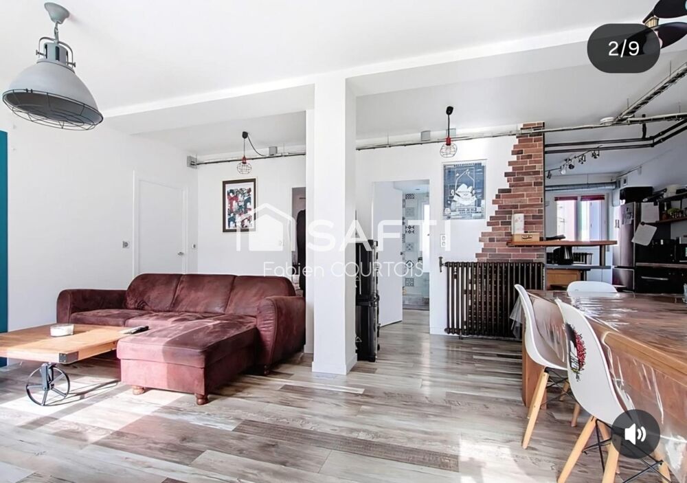 appartement avec belle surface , 4 CHAMBRES , clair et au calme .