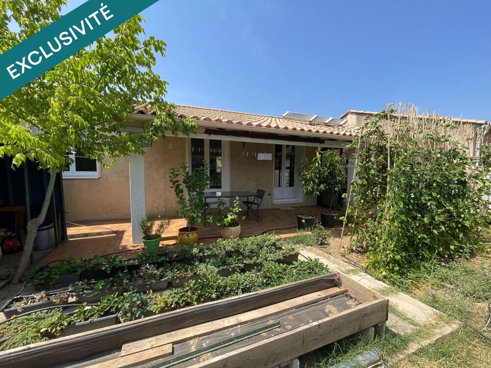 Vente Maison 34320 ROUJAN MAISON DE PLAIN PIEDS 3/4 PIECES TERRAIN 442 M² Roujan