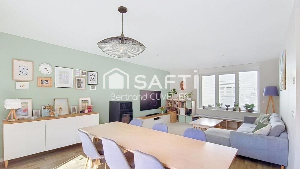 Maison semi-individuelle de 128 m², au calme, entièrement rénovée avec jardin