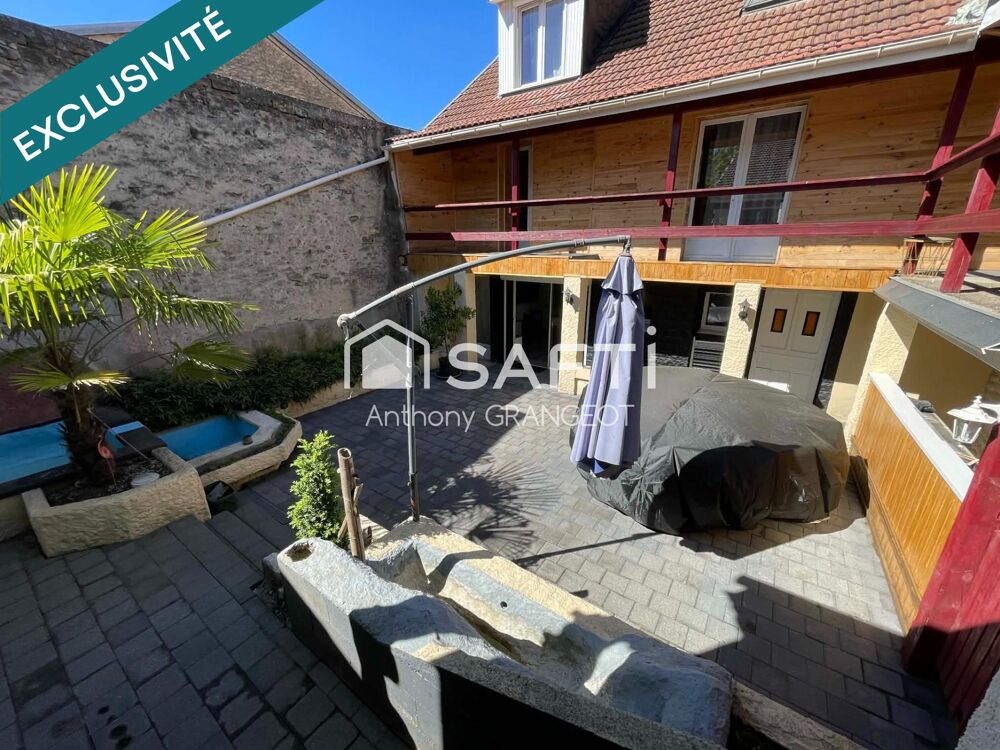 Maison de ville familiale, 224M², jardin, piscine VENDUE MEUBLEE