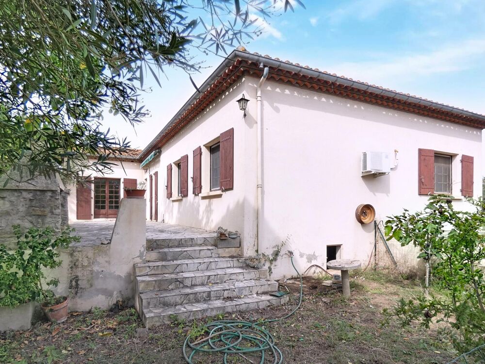 Vente Maison Villa 4 faces d'environ 159 m sur terrain 1141 m avec dpendance Lezignan-corbieres