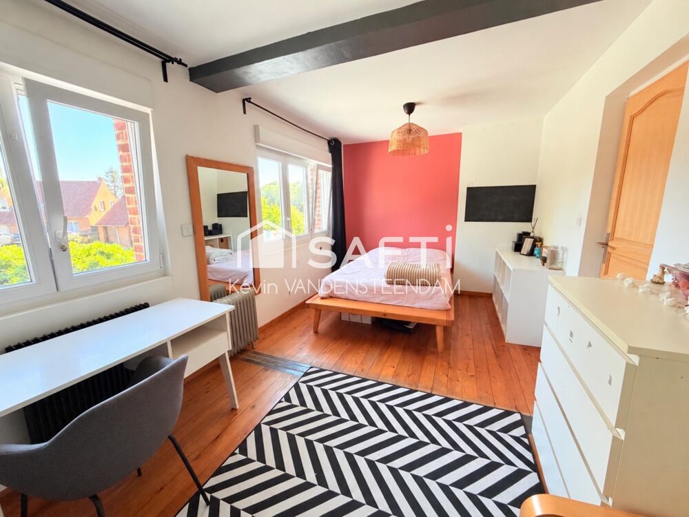 Vente Maison Maison familiale 3 chambres, possibilité 4 – Terrain 765 m² – Garage Wavrin