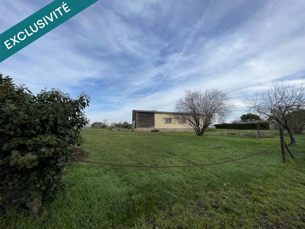 Vente Immeuble Hangar de 200m²  sur Terrain constructible 2644m² Saint-hilaire-de-villefranche