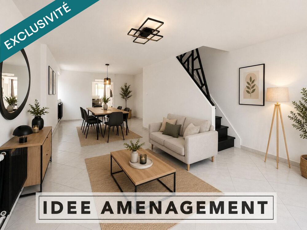 MAISON DE CENTRE VILLE 4 VOIR 5 CHAMBRES + JARDIN